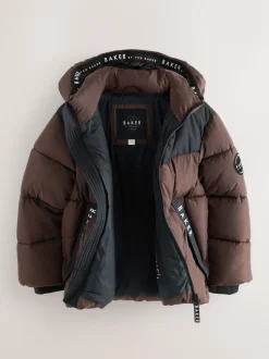 Manteau rembourré Baker by Ted Baker Baker by Ted Baker imperméable color-block marron/noir