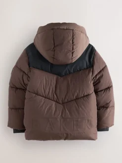 Manteau rembourré Baker by Ted Baker Baker by Ted Baker imperméable color-block marron/noir