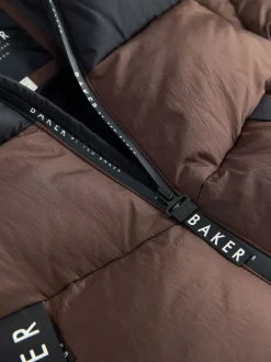 Manteau rembourré Baker by Ted Baker Baker by Ted Baker imperméable color-block marron/noir