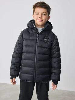 marine - Baker by Ted Baker Résistant à la douche Manteau matelassé Midweight