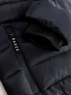 marine - Baker by Ted Baker Résistant à la douche Manteau matelassé Midweight