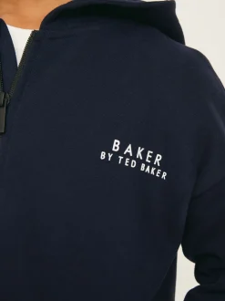 marine - Baker by Ted Baker - Ensemble à capuche et jogging zippés en coton 100%.
