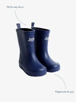 marine - Bottes de pluie JoJo Maman Bébé unies