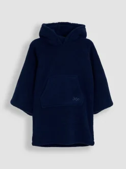 marine - Couverture JoJo Maman Bébé douillette à capuche