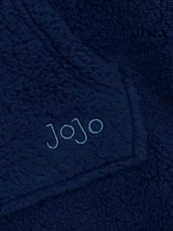 marine - Couverture JoJo Maman Bébé douillette à capuche