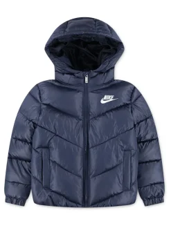 marine - Doudoune Nike Little Kids matelassée