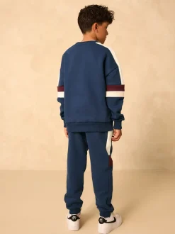 marine - Ensemble ras du cou color block (3-16ans)