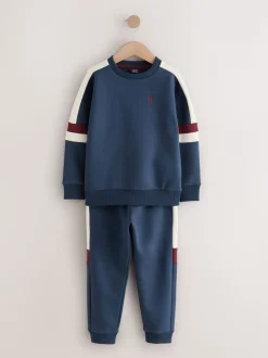 marine - Ensemble ras du cou color block (3-16ans)