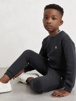 marine - Ensemble sweat-shirt et survêtement Reiss Avery en mélange de coton