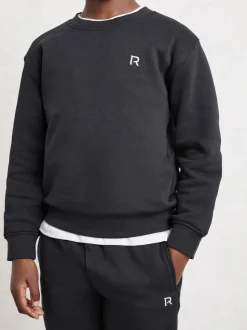 marine - Ensemble sweat-shirt et survêtement Reiss Avery en mélange de coton