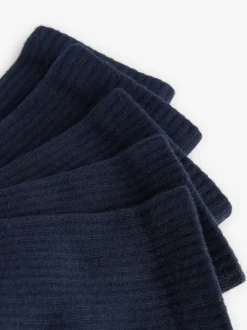 marine - Lot de 5 chaussettes Clarks Sporty School