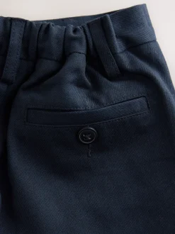 marine - Lot de 2 pantalons d’école à enfiler coupe standard (3-17ans)