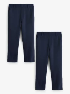 marine - Lot de 2 pantalons Clarks Coupe classique Pull On