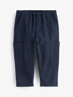 marine - Pantalon à enfiler avec poche latérale (3mois7ans)