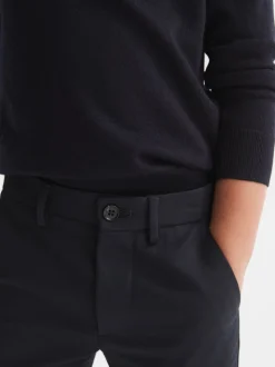 marine - Pantalon chino slim Reiss Eastbury