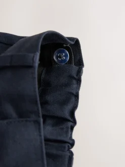 marine - Pantalon scolaire à plis (3-17ans)