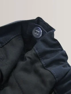 marine - Pantalon scolaire à plis (3-17ans)