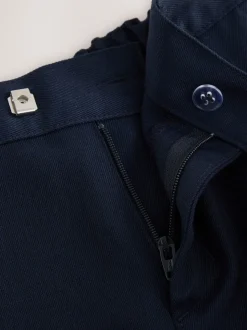 marine - Pantalons d’école à taille standard coupe standard (3-17ans)