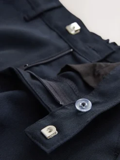 marine - Pantalons d’école à coupe standard, jambes plus longues (3-17ans)