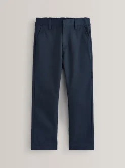 marine - Pantalons d’école Coupe droite (3-17ans)