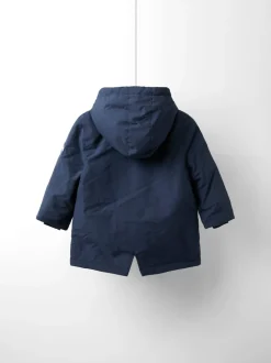 marine - Parka JoJo Maman Bébé Adventure Badge doublée Borg