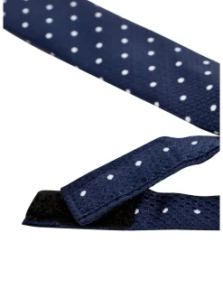 Marine À pois - Cravate (3-16 ans)