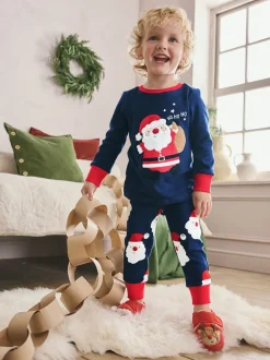 marine - Pyjamas de Noël Se blottir simple (9mois-12ans)