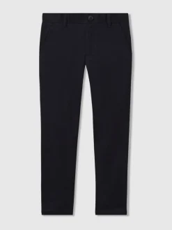 marine - Reiss Pitch coupe Slim Pantalons chinos décontractés