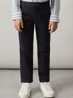 marine - Reiss Pitch coupe Slim Pantalons chinos décontractés