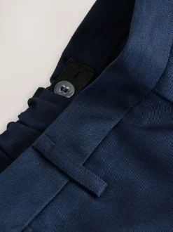 marine - School Pull On Waist Straight Trousers (3-17yrs)