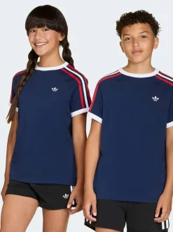 marine - T-shirt Adidas Original à 3 rayures