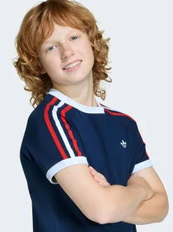 marine - T-shirt Adidas Original à 3 rayures