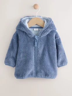 marine - Veste bébé zippée en polaire (0mois2ans)