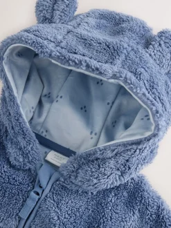 marine - Veste bébé zippée en polaire (0mois2ans)