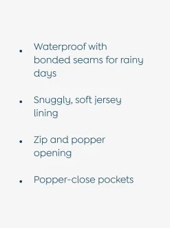 marine - Veste imperméable JoJo Maman Bébé