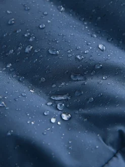 marine - Veste imperméable à capuche de poids moyen (3-17ans)