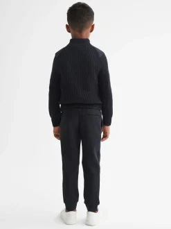 marine - Veste matelassée Reiss Trainer hybride avec fermeture éclair