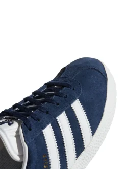 Marine/Blanc - Baskets adidas Originals Gazelle Lace Junior