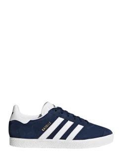 Marine/Blanc - Baskets adidas Originals Gazelle Lace Junior