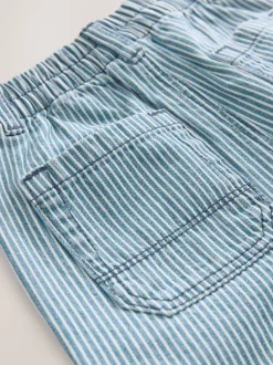 Marine/Blanc - Jeans à jambe large (3mths-7yrs)