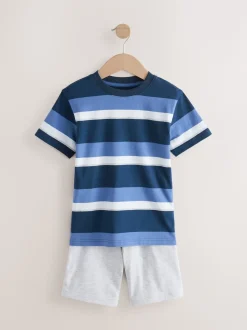 Marine/Gris - Pyjama court 3 Pack (3-16ans)
