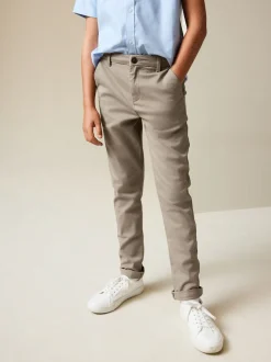 Marine/Pierre - Lot de 2 pantalons chino skinny extensible (3-17ans)