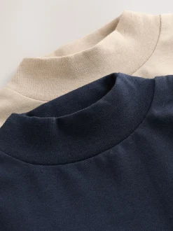 Marine/Pierre - T-shirts à manches longues et col roulé Lot de 2 (3mois7ans)