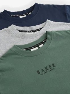 Marine/Vert/Gris - Baker by Ted Baker T-shirt 3 Pack