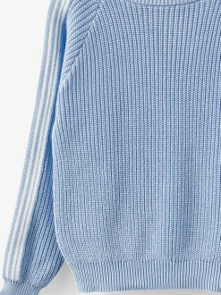 Marl bleu - Pull Col rond en maille Cotton On