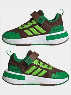 Marron - adidas Baskets Minecraft Pro Dentelle élastique enfant