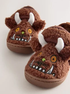 Marron - Chaussons Gruffalo à semelle coupée