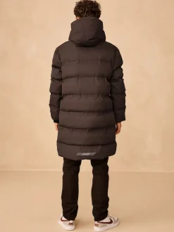 Marron - Doudoune imperméable à Gamme longue doublée de polaire (3-17ans)