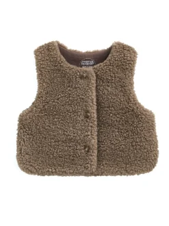 Marron - Ensemble Mamas & Papas combinaison de nuit marron rayé avec veste sans manches