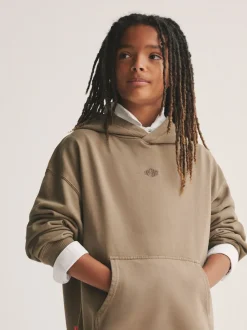 Marron - Ensemble Superdry sweat et short